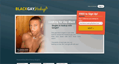 Desktop Screenshot of blackgayhookup.com